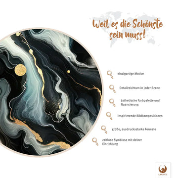 Deine Limited Edition Dreamy Luxery wartet nur darauf, deine heimische Galerie zu erweitern. Detailreich mit einer ästhetischen Fargebung und Nuancierung inspiriert es dich Tag für Tag. Die große aber zeitlose Erscheinung macht Dreamy Luxery zu deinem langjährigen Begleiter in deiner Wohnung. Lass dich von deiner Limited Edition immer wieder inspirieren.