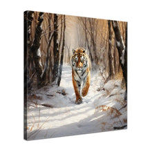 Erwecke Deine Wände zum Leben mit Path of the Tiger als einzigartige Limited Edition. Deine Limited Edition ist auf eine Baumwoll-Leinwand von 360 g/m² mit seidenglänzender Oberfläche gedruckt. Gespannt wird sie auf einen 2 cm tiefen Keilrahmen und so kommt [Motivname] in jedem deiner Räume zur Geltung. Mit ökologischen, wasserbasierten Farben bedruckt, die vollständig abbaubar sind, und UV-echten Farben, verspricht es dir für mindestens 75 Jahre lebendige Freude.