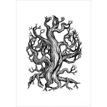 Bewundere die Baum Zeichnung auf diesem stilvollen Poster.