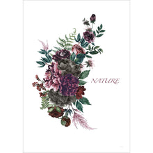 Bewundere die illustrierte Blume auf diesem stilvollen Poster.