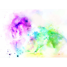 Blacky Colorful - Aquarell Wandbild