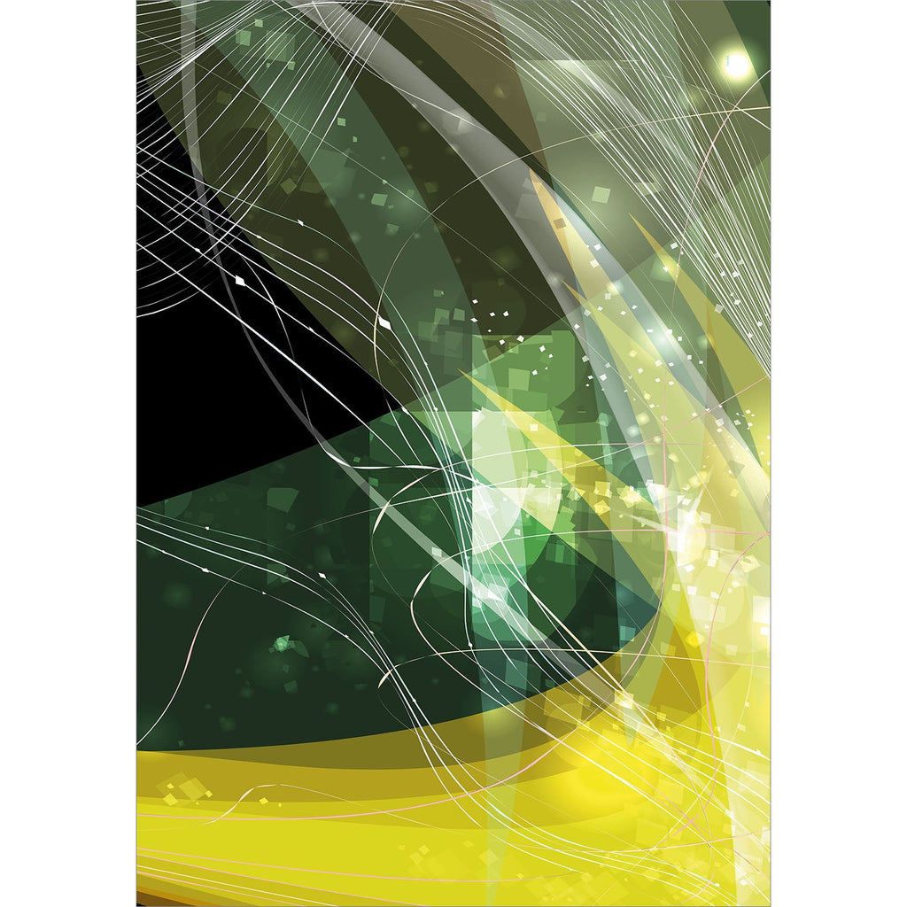 Connect Gelb- Abstraktes Wandbild