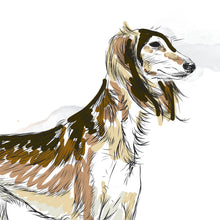 Geschwindigkeit - Aquarell Wandbild