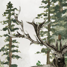 Heimat - Aquarell Wald Wandbild