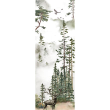 Heimat - Aquarell Wald Wandbild