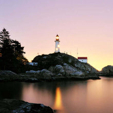 Leuchtturm - Real Foto Wandbild