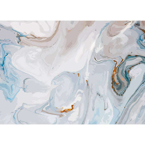 Marmor Aqua - Abstraktes Wandbild