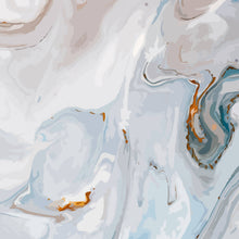 Marmor Aqua - Abstraktes Wandbild