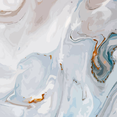 Marmor Aqua - Abstraktes Wandbild