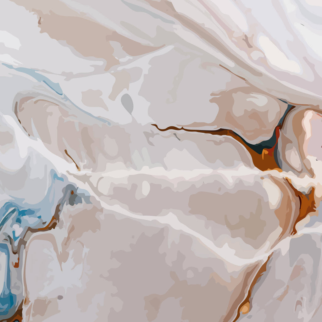 Marmor Beige - Abstraktes Wandbild