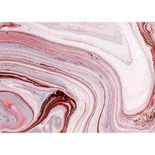 Marmor Rubin - Abstraktes Wandbild