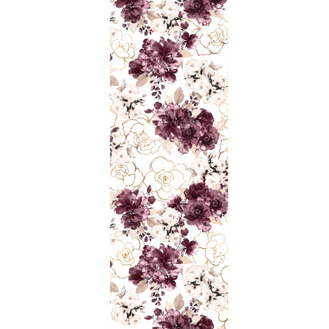 Rosentraum Altrosa - Aquarell Wald Wandbild