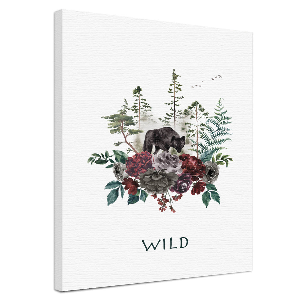 Wild Wolf - Aquarell Wandbild