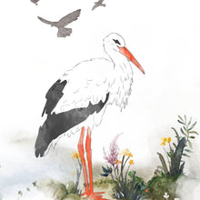 Wildnis 01 - Aquarell Wandbild