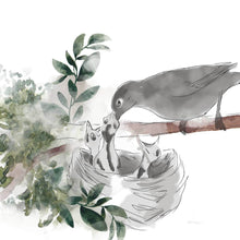 Wildnis 04 - Aquarell Wandbild