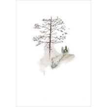 Wildnis 09 - Wald Aquarell Wandbild