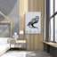 Wildtiere No.3 Eule - Zeichnung Wandbild