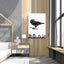 Wildtiere No.7 Rabe - Zeichnung Wandbild